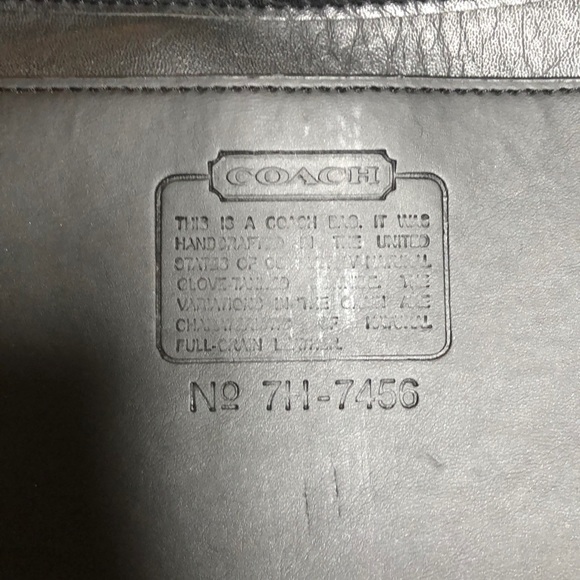 COACH Leather Bag Purse - Picture 7 of 8